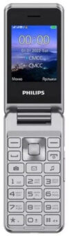 Купить Кнопочный телефон Philips Xenium E2601 (серебристый)