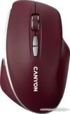 Купить Мышь Canyon MW-21 (бордовый)