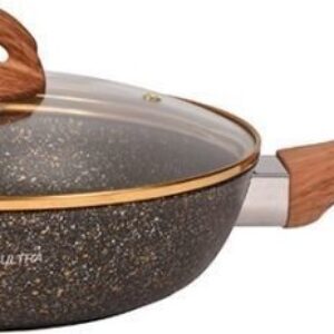Купить Сковорода Kukmara Granit Ultra Black-Gold сгбг241а