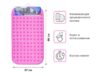 Купить Коврик для ванной Perfecto Linea прямоугольный с пузырьками 66х37 см (розовый)