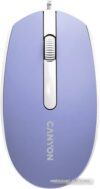 Купить Мышь Canyon M-10 (сиреневый/белый)