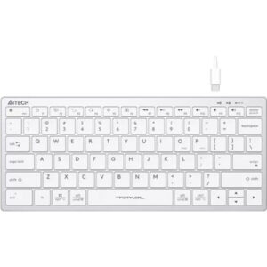 Купить Клавиатура A4Tech Fstyler FX51 (серебристый/белый)