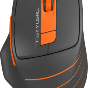 Купить Мышь A4Tech Fstyler FG30S (серый/оранжевый)