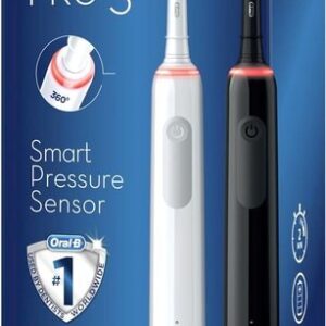 Купить Комплект зубных щеток Oral-B Pro 3 3500 Duo Cross Action + Sensi White D505.523.3H