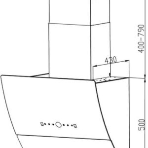Купить Кухонная вытяжка Grand Turino GC 90 (белый)