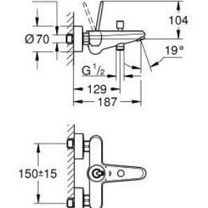 Купить Смеситель Grohe Eurodisc Joy 23431000