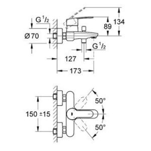 Купить Смеситель Grohe Eurostyle Cosmopolitan 33591002