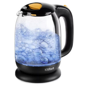 Купить Чайник Kitfort KT-625-4 (черный/желтый)