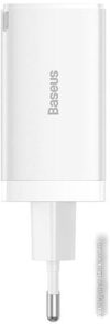 Купить Сетевое зарядное Baseus GaN5 Pro Fast Charger 2C+U 65W (белый)