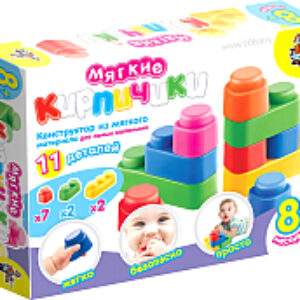 Развивающая игрушка Мягкие кирпичики / 01583 21век