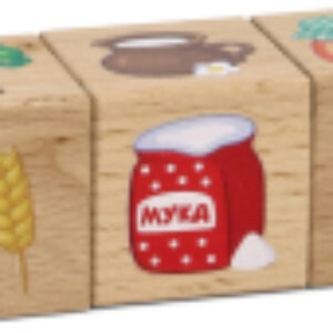 Развивающая игра Кубики на оси. Что за чем следует? / 02967 21век