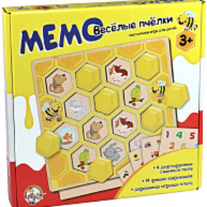 Настольная игра Мемо. Веселые пчелки / 02971 21век