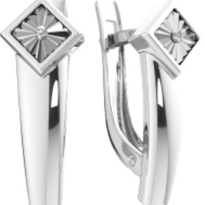 Серьги из серебра 03D0038 21век