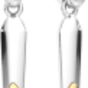 Серьги из комбинированного серебра 03D0055.G14K 21век