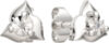 Серьги из серебра 03D0058 21век