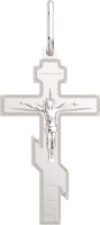 Крестик из серебра 0430009.2.REL 21век