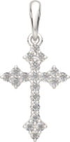 Крестик из серебра 0440267.REL 21век