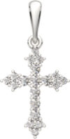 Крестик из серебра 0440346.ZZ 21век