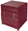 Компостер Оцинкованный с крышкой 1000x1000x1000 R3005C 21век