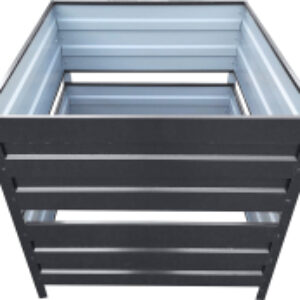 Компостер Оцинкованный без крышки 1500x1500x1000 R7024Б 21век