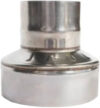 Переходник для дымохода 150x220 AISI 430/430 0.8мм/0.5мм (М-М) (К) 21век