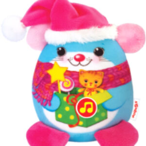 Интерактивная игрушка Новогодние плюшики Мышка / 2625-4 21век