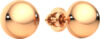 Серьги из розового золота 300203.14K.R 21век