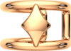 Моносерьга из розового золота 300286.14K.R 21век