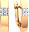 Серьги из розового золота 300349.14K.R.ZZ 21век