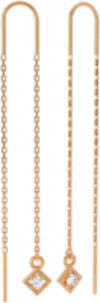 Серьги из розового золота 310660.14K.R 21век