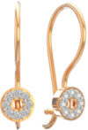 Серьги из розового золота 310890.14K.R 21век