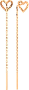 Серьги из розового золота 390074.9K.R 21век