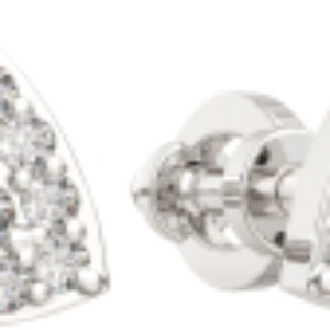Серьги из белого золота 3D00439.14K.W 21век