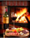 Картина по номерам Вино и закуска у камина 40x50 VA-3743 21век