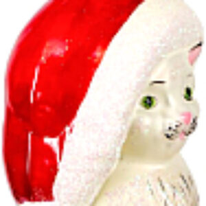 Елочная игрушка Котик Санта Ф-60 21век