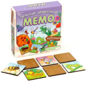 Настольная игра Мемо. Насекомые / 8505/36 21век