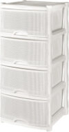 Комод пластиковый Ajur четырехсекционный / KL378412048 21век