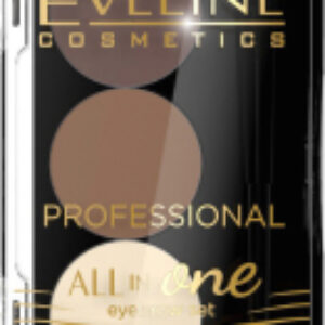 Палетка теней для бровей All in One Professional №02 Светло-коричневый 21век