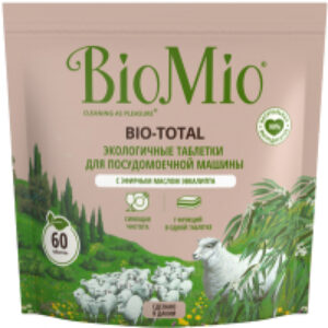 Таблетки для посудомоечных машин Bio-Total с маслом эвкалипта 21век