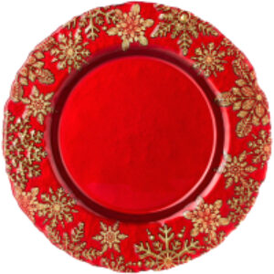 Тарелка столовая обеденная Celebration Red / 336-164 21век