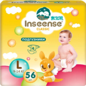 Подгузники детские Classic L 9-14 кг / InsCL56Yel 21век