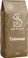 Кофе в зернах Cremoso 50% арабика 50% робуста 21век