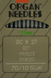 Набор игл для промышленной швейной машины DCx27 70 SUK ORG-10 21век
