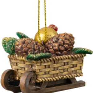 Елочная игрушка Decor Лесные сани / 59032 21век