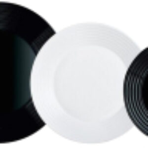 Набор тарелок Harena Black/White N1518 21век