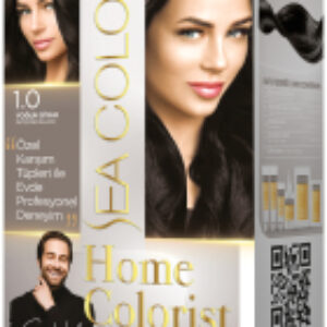 Крем-краска для волос Home Colorist Hair Dye Kit тон 1.0 21век