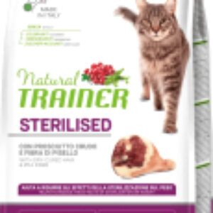 Сухой корм для кошек Natural Sterilised Adult с ветчиной 21век