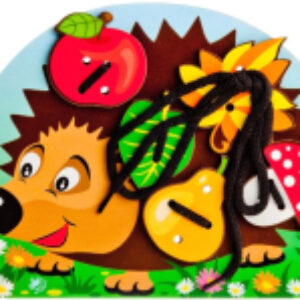 Развивающая игрушка Шнуровка. Еж / PE720-205 21век