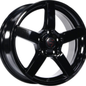 Литой диск R-02 17x7" 5x114.3мм DIA 54.1мм ET 45мм Black 21век
