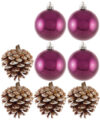 Набор елочных игрушек Шары и шишки SYQB-0119237 / 005765 21век